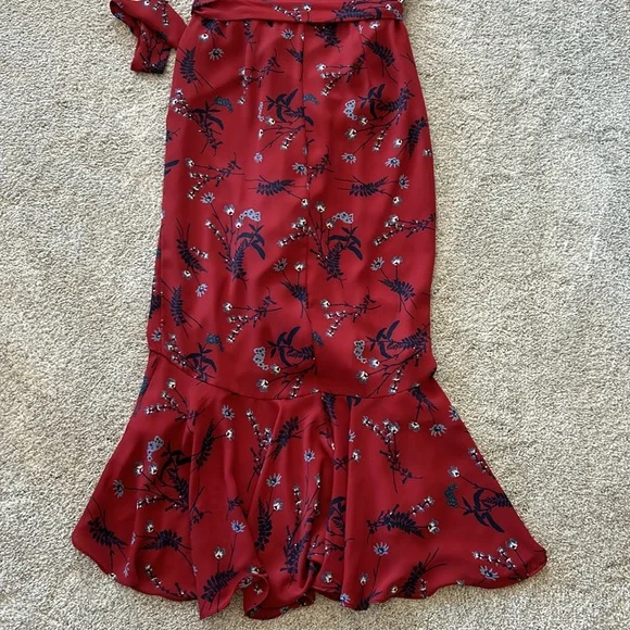 J. Crew Drapey Ruffle Faux Wrap Dress - Picture 8 of 10